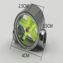 Computer water flow meter Flow Meter Water Cooling Flow Indicator Meter lzm 25g water flow meter 1 11gpm 4 40lpm pipeline water air acrylic rotameter industy flow meter zm25g flowmeters tools