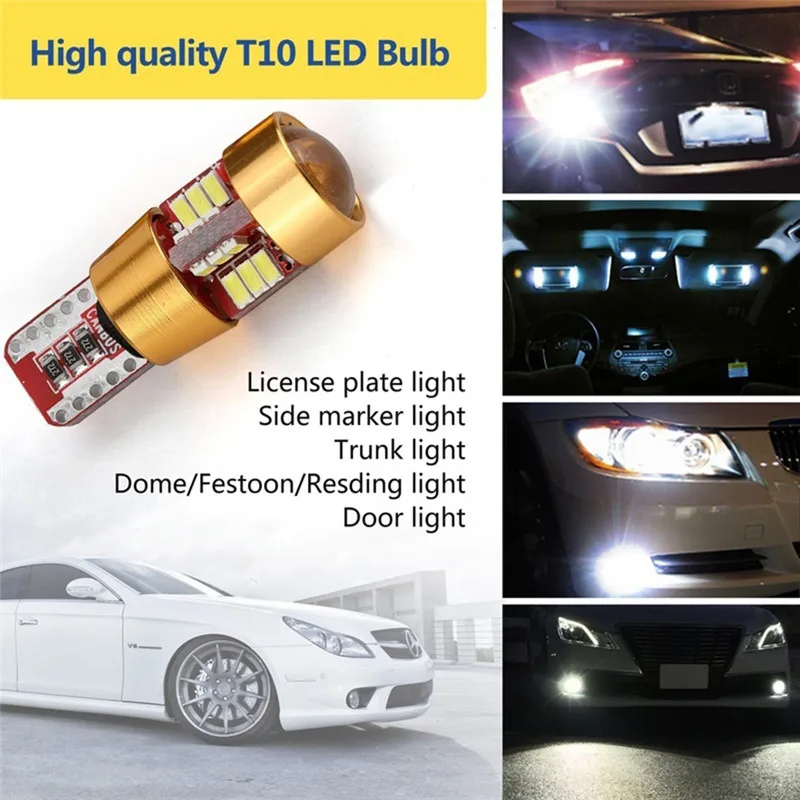 Новый стиль 2 шт высокое качество супер яркий T10 3014 27SMD светильник CANBUS 501 194 W5W