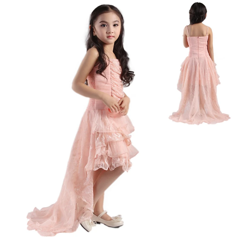 HG Princess Girl Party Dress For 10 12 Years 2018 New Design Sheath