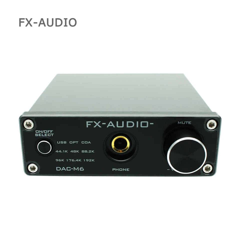 FX-AUDIO DAC-M6 MINI HiFi 2.0 Digital Audio Decoder DAC Input USB/Coaxial/Optical Output RCA/ Amplifier, DAC-X6 upgraded version FX-AUDIO DAC-M6 MINI HiFi 2.0 Digital Audio Decoder DAC Input USB/Coaxial/Optical Output RCA/ Amplifier, DAC-X6 upgraded version