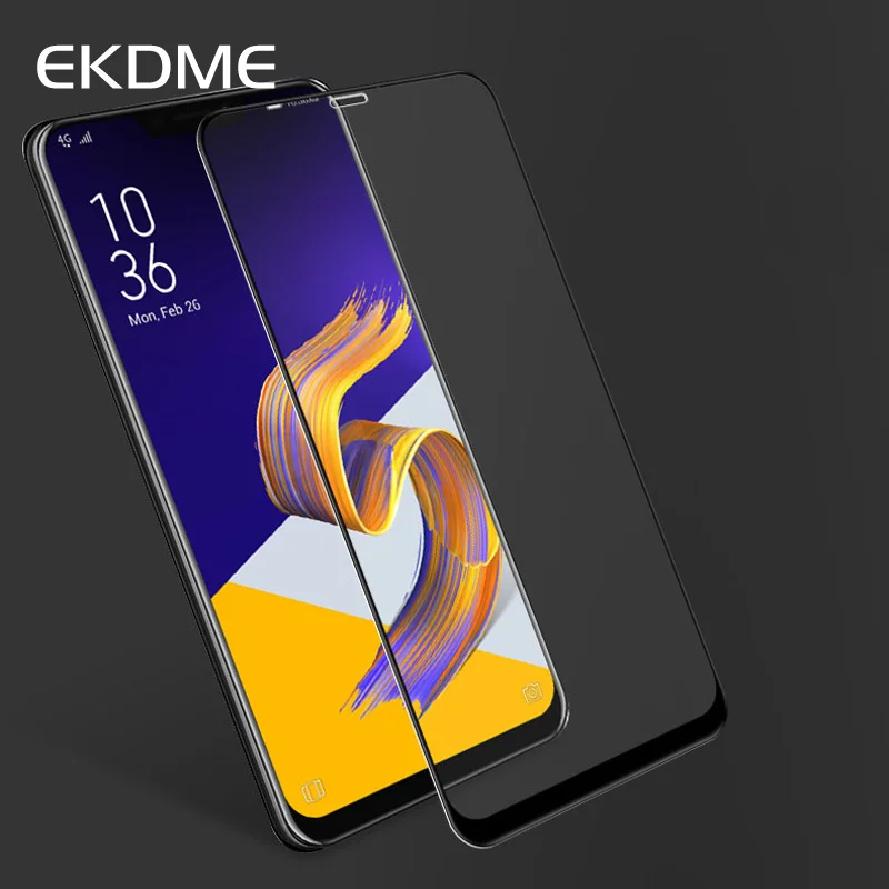 

EKDME Tempered Glass For Asus Zenfone 5 ZE620KL 5 Lite ZC600KL Max Pro M1 ZB602KL Max M1 ZB555KL Live ZA550KL Full Cover Glass