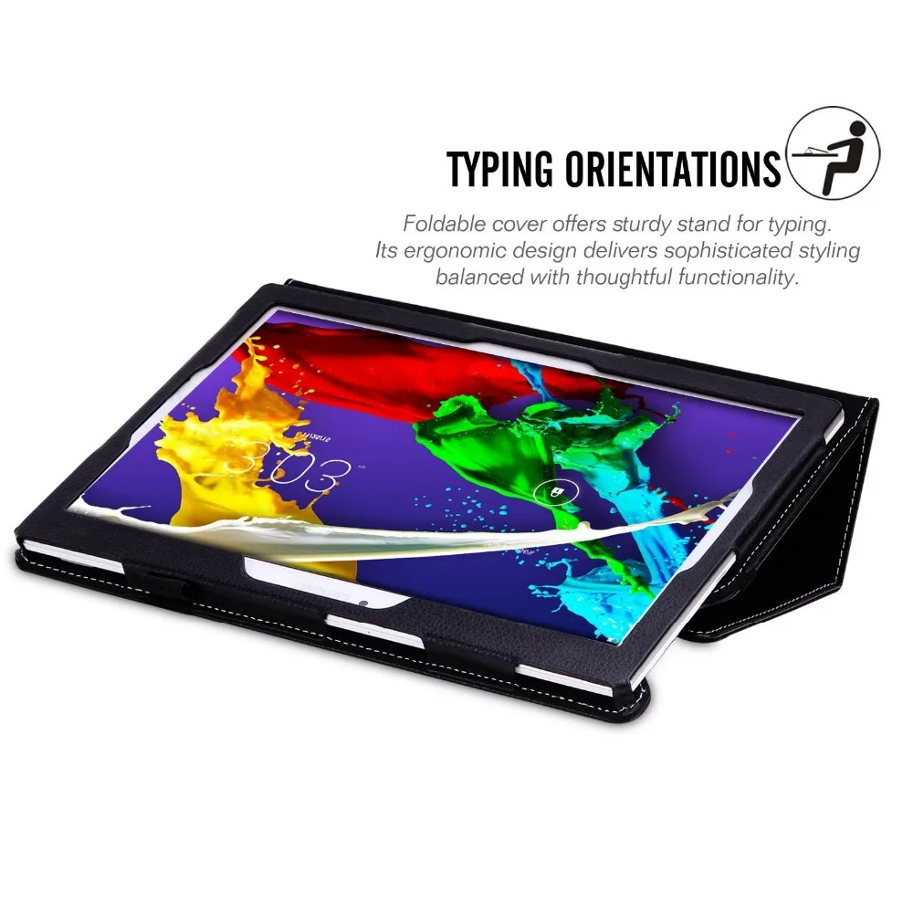 Чехол книжка для Lenovo TAB2 X30F X30L из искусственной кожи с подставкой LENOVO TAB 10 ТБ X103F Tab3