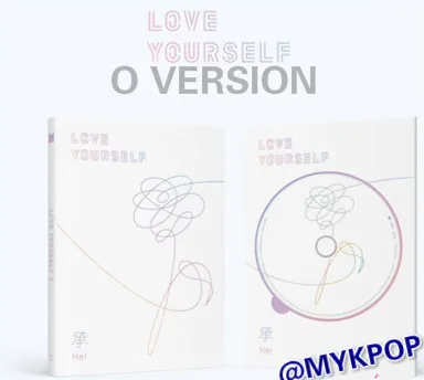 

[MYKPOP]~100% OFFICIAL ORIGINAL~KPOP BOYS Album: LOVE YOURSELF - HER, CD+Booklet+Post Card+Sticker KPOP Item SA19052802- O Version