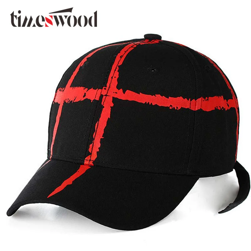 Тренд Doodle черный белый уличный хип хоп танец Новинка Casquette Peaked cap открытый мяч