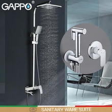 GAPPO Ванна Смесители для ванной комнаты ванна кран Водопад кран биде кран мусульманский Душ Туалет биде смеситель набор сантехники