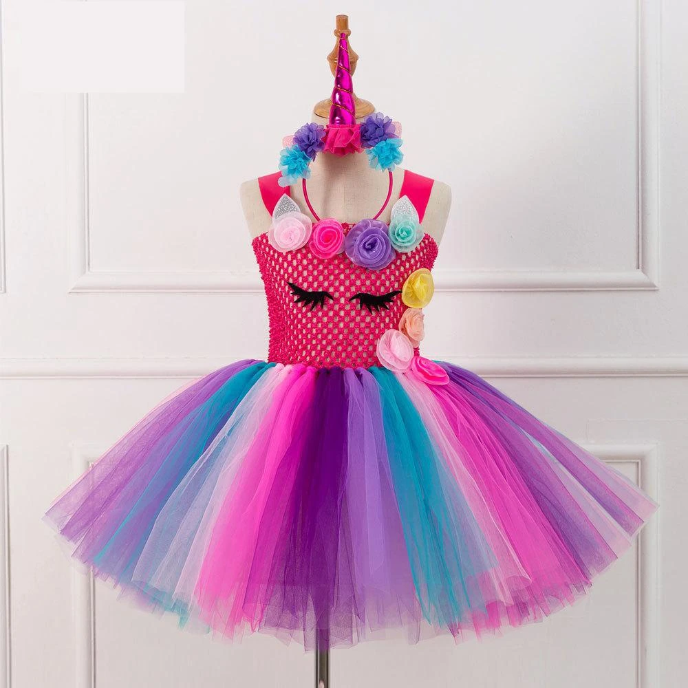 girls unicorn tutu dress