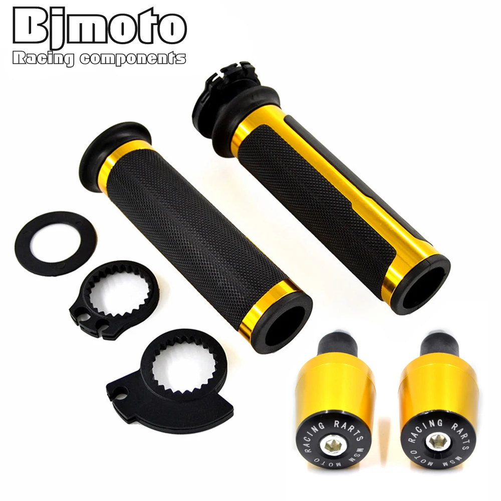 

BJMOTO Motorcycle Bike 7/8" 22mm Handlebar Cover Grips Handlebar cover handle Bar Cap Ends Slider For Yamaha Tmax 500 530