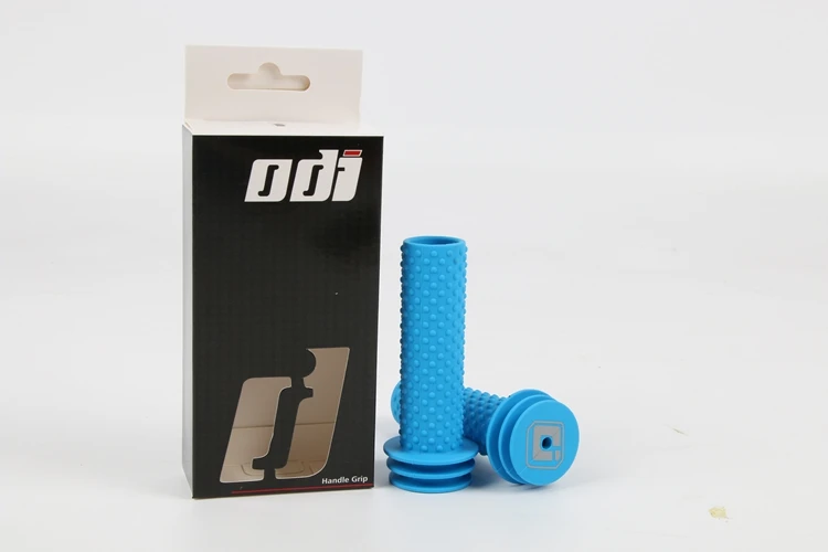 ODI балансировочный велосипед силиконовая ручка детский руль santiskid quakeproof и удобный легкий 52 г легко чистится - Цвет: blue