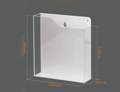 A5 Wall Amount Literature Holder Acrylic File Brochure Leaflet