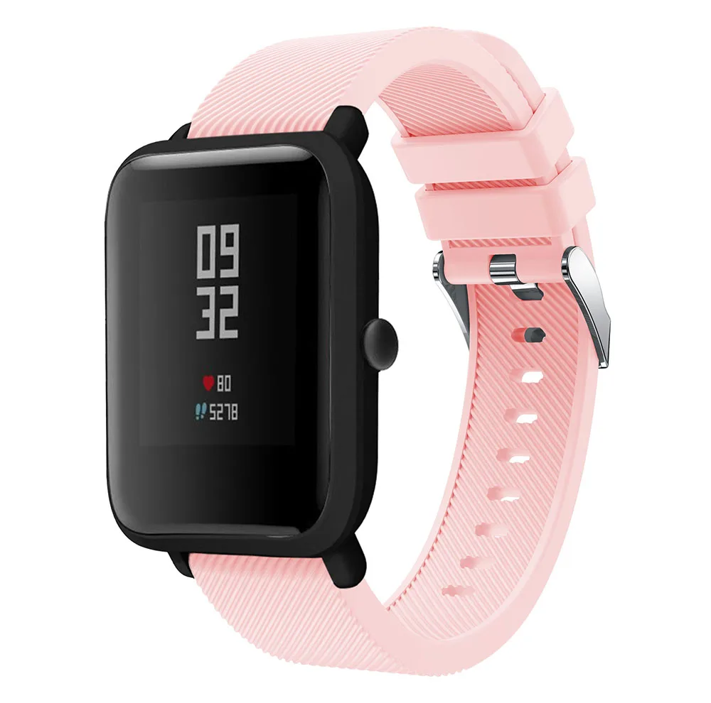 ZENHEO 20 мм спортивный силиконовый ремешок для Xiaomi Huami Amazfit Bip BIT PACE Lite Молодежные умные часы сменный ремешок умные часы