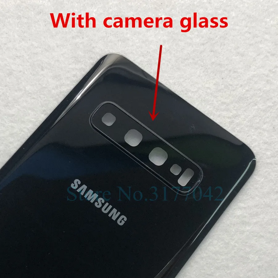 Samsung задняя Батарея Крышка для samsung Galaxy S10 плюс S10 S10e S10+ G9750 SM-G975F G9730 SM-G973F G970F сзади Стекло чехол