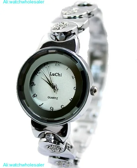 FW779A Shiny Silver Band White Dial Ladies Women Elegant Stylish Bracelet Watch