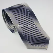 Coachella Для мужчин галстуки Уникальный пограничной Серый с черной полосой Тканые Средства ухода за кожей шеи галстук формальный Средства ухода за кожей шеи галстук для Для мужчин платье рубашка свадебные