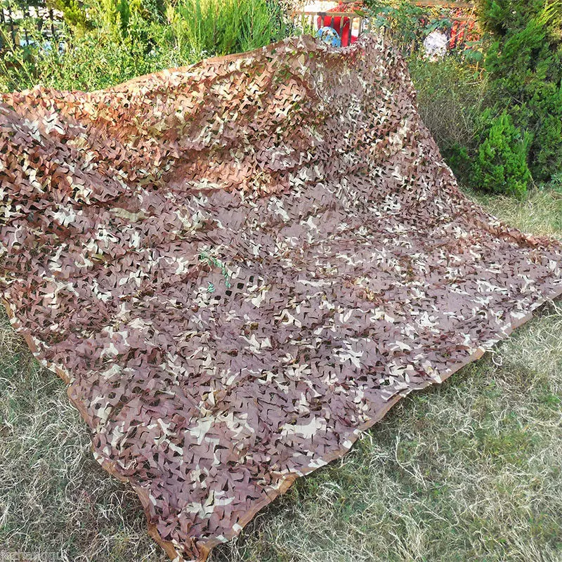 2X3 2X4 2X5 2x6  Desert Sun Shelter Camouflage Net Outdoor CS Desert Military Camo Netting Cloth Garden Hide Cover Hunting Net