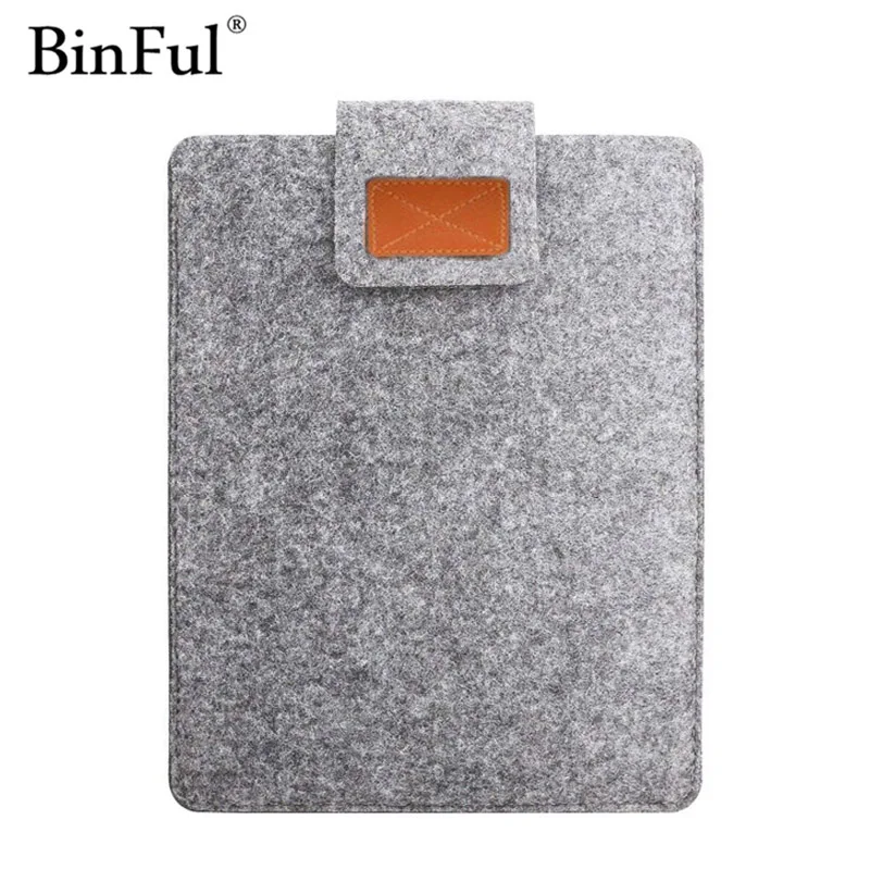Сумка BinFul для ноутбука 9 7 11 12 13 15 17 дюймов шерстяной войлочный чехол защитный