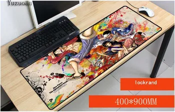 

Yuzuoan 90cmX 40cm Printing Speed Big One Piece Anime Lock Edge Sexy Girl Mouse Pad Mat Washable Gaming Personality Mousepad