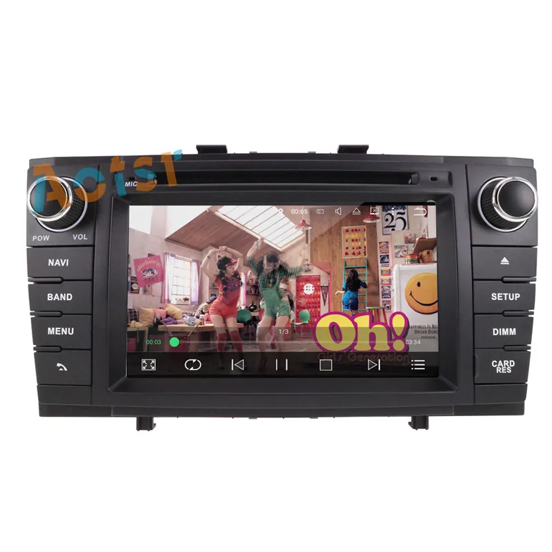 Excellent 7"8 Core Android 8.0 Car CD/DVD Player Stereo GPS Navigation Car Radio For Toyota Avensis T27 2009 2010 2011 2012 2013 2014 2015 9