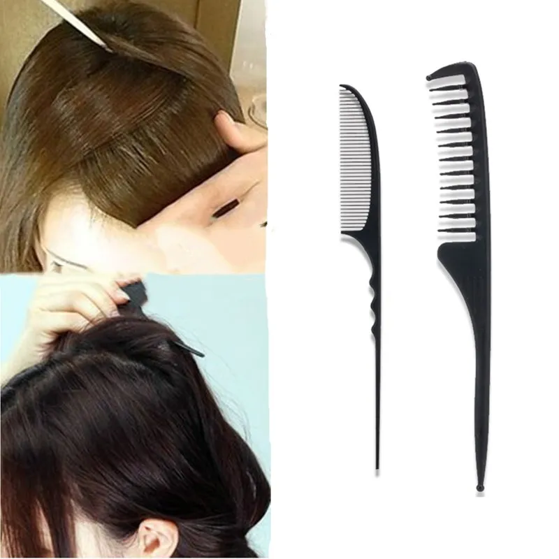

1Pc Hair Pointed Tail Comb Nice Type Clip Design Brush Tools for Hairbrush Carbon fiber Hairdressing Styling Tools Salon