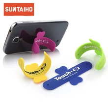 10Pcs/Lot Mini Touch U One Touch Silicone Stand Finger Rings Universal Portable Phone Holder For iPhone 6 5s 7 Samsung Tablet PC 10Pcs/Lot Mini Touch U One Touch Silicone Stand Finger Rings Universal Portable Phone Holder For iPhone 6 5s 7 Samsung Tablet PC