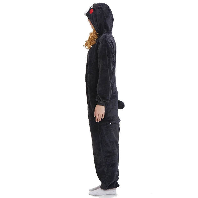 

Kigurumi Kumamon Bear Pajama Adult Animal Onesies for Women Men Couple Winter Pajamas Kegurumi Sleepwear Flannel Pijamas pyjama