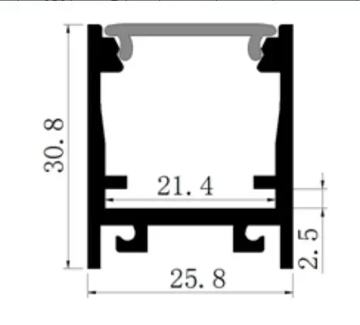US $306.00 Free Shipping New Design Alloy Square Led Aluminum Extrusion Channel for Led Light Stripcover and end caps and clips included