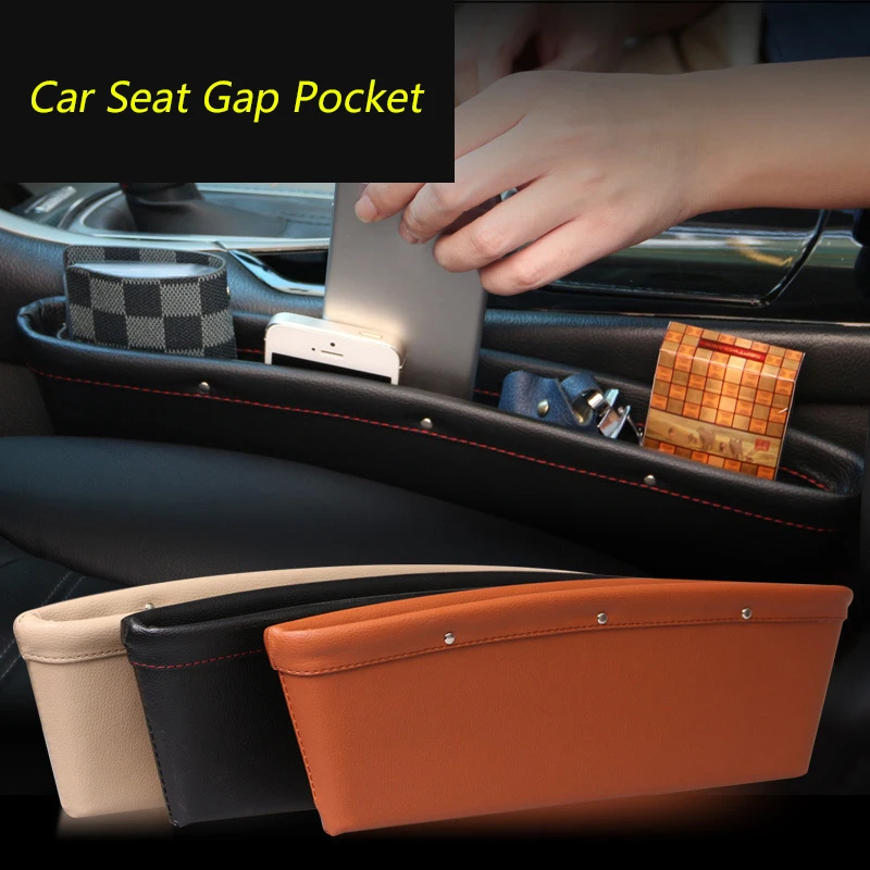 1PCS Car Seat Gap Pocket Multifunctional Auto Seat Gap Storage Bag Car