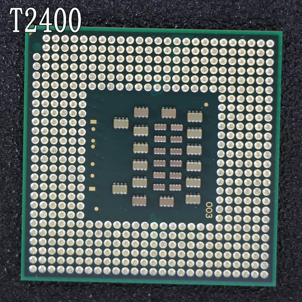 Процессор intel Core Duo T2400 cpu 2M cache, 1,83 GHz, 667MHz FSB для ноутбука с поддержкой 945 чипсета