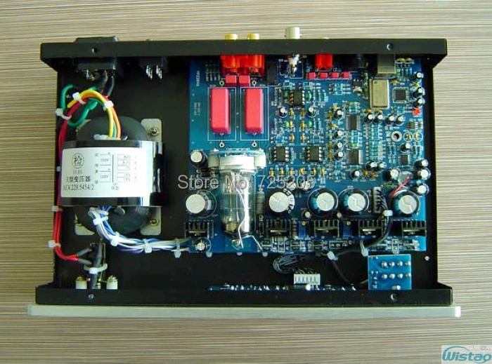 HIFI Tube Digital Analog Converter DAC Headphone Amplifier 6N3 Support BNC Coaxial Fiber Optic AMP Audio USB Black Silver Panel HIFI Tube Digital Analog Converter DAC Headphone Amplifier 6N3 Support BNC Coaxial Fiber Optic AMP Audio USB Black Silver Panel