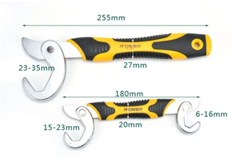 RDEER 2 шт./компл. разводной ключ универсальный комплект ключа для трубки связи воды-нажмите Мультитул ручной инструмент