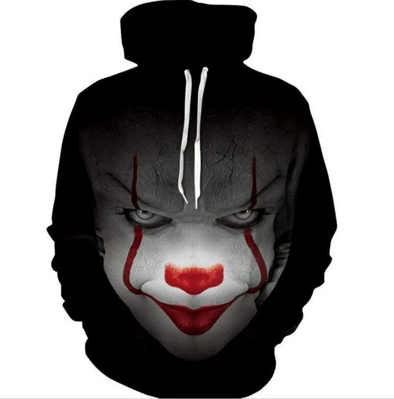 Women/Mens Stephen King Horror Movie 3D Print Hoodies Sweatshirt Pullover Tops Women/Mens Stephen King Horror Movie 3D Print Hoodies Sweatshirt Pullover Tops