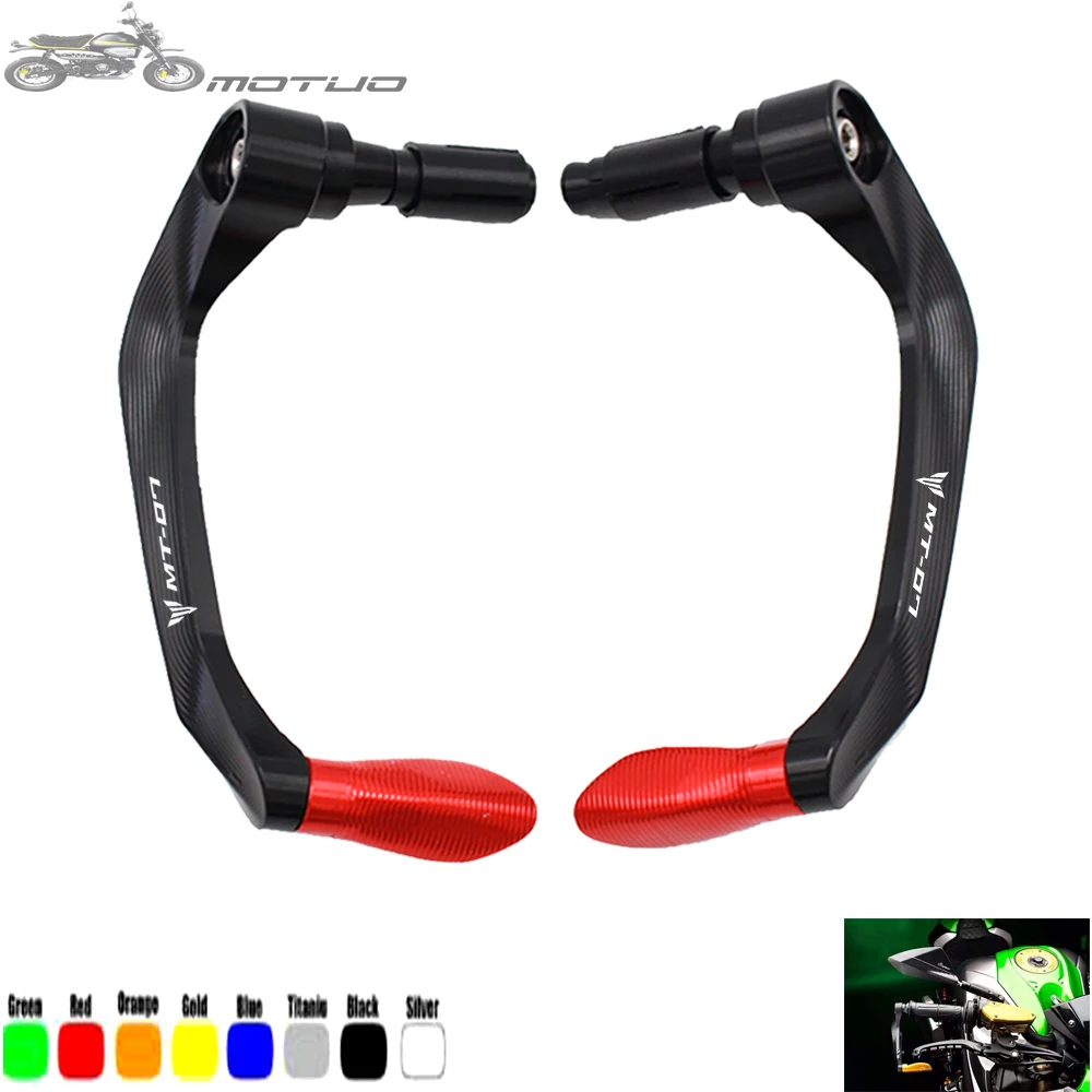

Universal 7/8" 22mm Motorcycle Handlebar Brake Clutch Levers Protector Guard For Yamaha MT-07 MT 07 LOGO MT-07