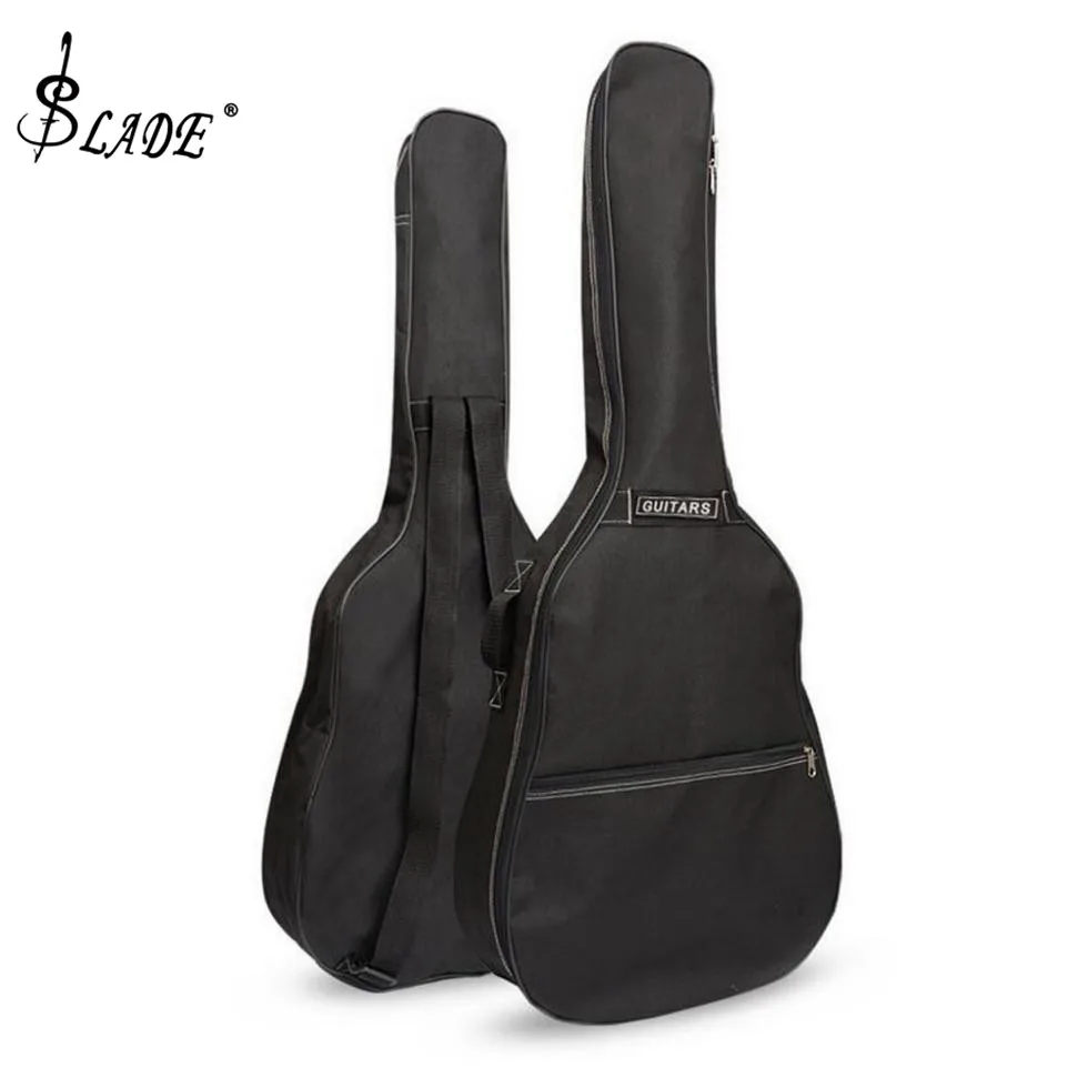 Сумка для акустической и фолк гитары Slade 40 / 41 дюйма рюкзак с двойными лямками 600D