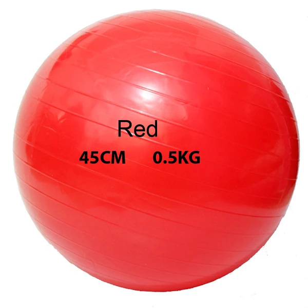 Надувные мячи для пилатеса, упражнения, фитнес-мяч для йоги 45 55 65 75 см, анти-взрыв, оборудование для пилатеса, фитбол для баланса, спортивные шары - Цвет: Red 45cm