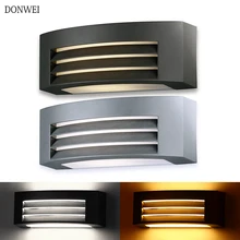 Donwei Открытый водонепроницаемый настенный светильник AC85-265V Алюминиевый E27 настенный светильник для двора сада крыльца коридора светильник s Ретро настенный светильник