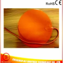 Силиконовый резиновый нагреватель 110 в 500 Вт диаметр 600*1,5 мм клейкий 1 лицевой встроенный 100 к термистор 1000 мм свинцовый провод XD-H-M-170