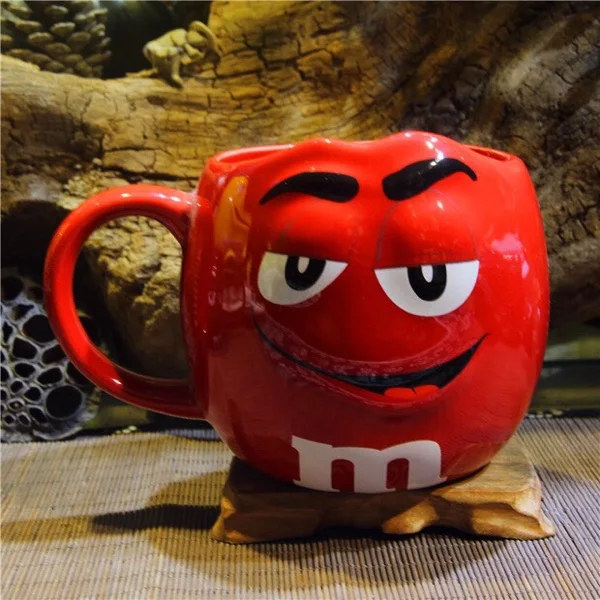 6 шт./компл. M& M's мм бобы Cafe овсянка Кофе кружка чашка для питья Керамика Цветной глазури Кофе кружка для молока воды Чай кружки Посуда для напитков