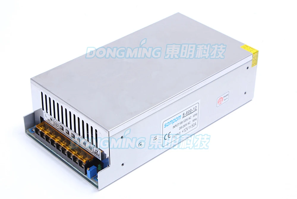 10pcs No waterproof IP25 indoor using 50a dc switching led driver power supply transformer for led light 12v 600w преобразователь no dc dc 10 4 35v 1 25 25 2a cc cv