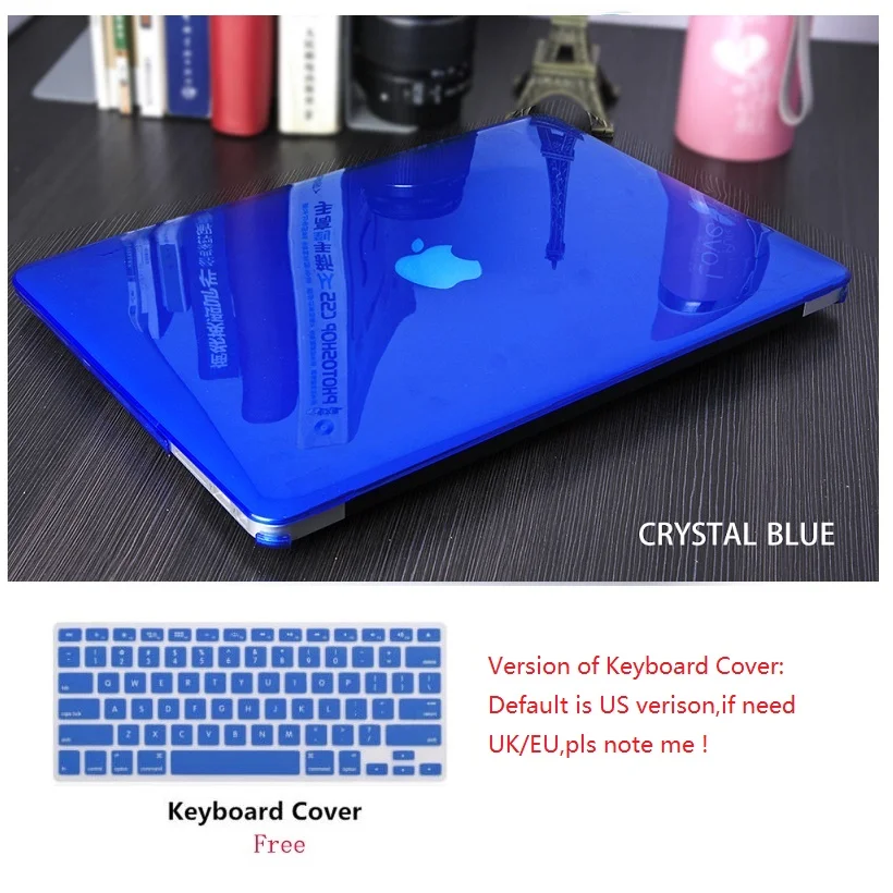 Прозрачный чехол для ноутбука Apple Macbook Pro Retina Touch Bar &amp ID Air 11 12 13 3 15 4 дюймов жесткий