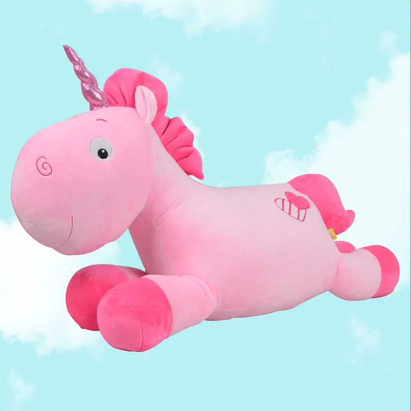 50cm New Red Cotton Unicorn Soft Plush Doll Kids Best Toys Stuffed Cute Animal Valentine Gifts Plush Dolls With Opp Bags