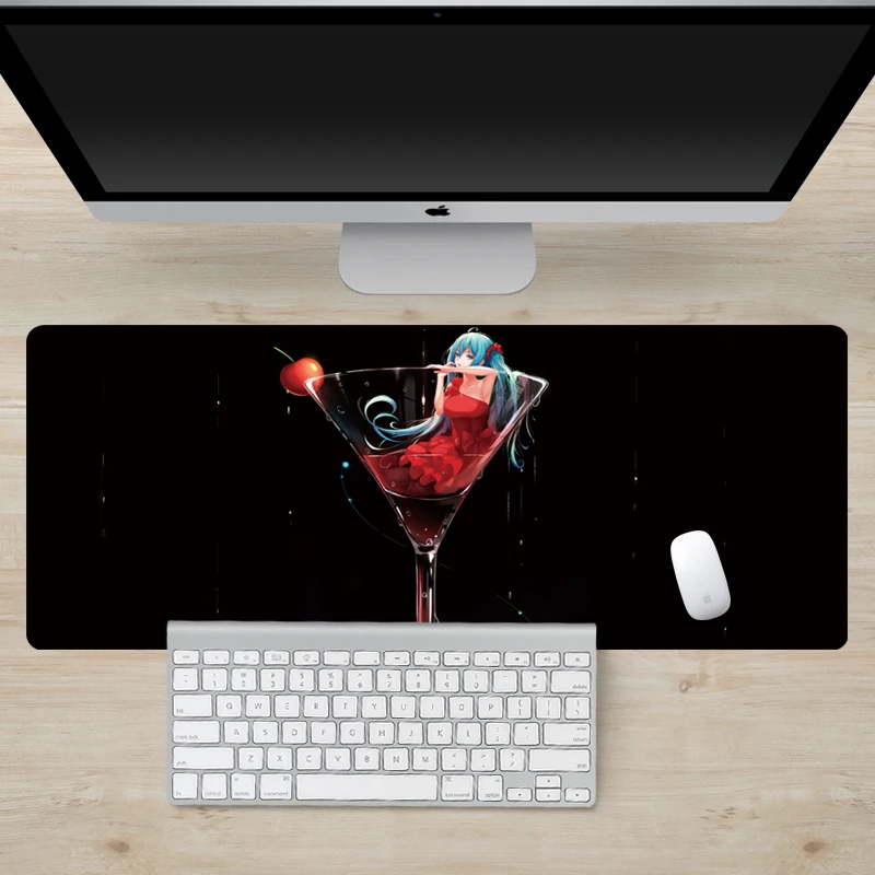 XL 900X400X2MM Anime mouse pad tablets laptop lock edge gaming mouse