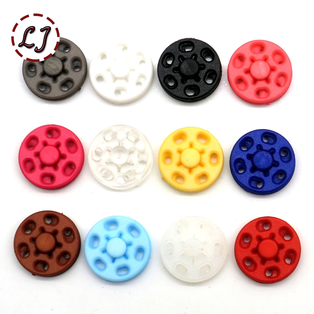 ABS Plastic Snaps - 10mm 18mm Press Studs - pack of 5 - Sewing Fastener  Nylon