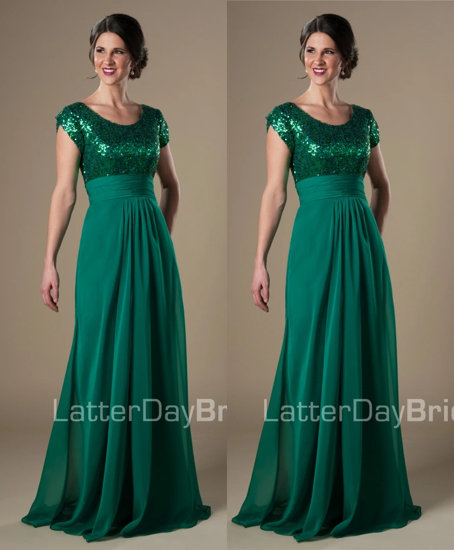 green sequin bridesmaid dress
