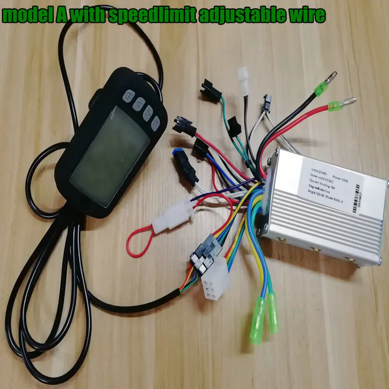 Спидометр/одометр/ЖК дисплей 24v36v48v + BLDC контроллер 250w350w для электрического