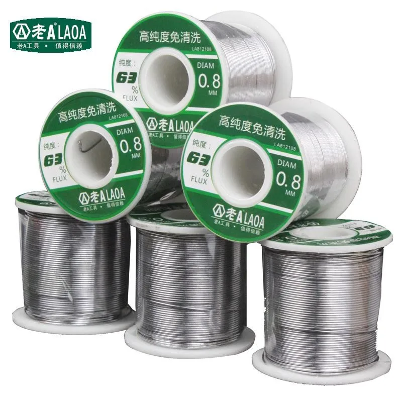 LAOA Оловянная проволока для сварки 380 г без очистки 0 5 мм 8 1 2 63%|tin wire|welds tinwelding wire |