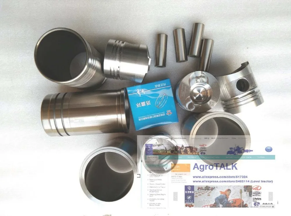 Quanchai QC490T for foton tractor, the piston group: piston, piston pin, piston rings, liners etc Quanchai QC490T for foton tractor, the piston group: piston, piston pin, piston rings, liners etc