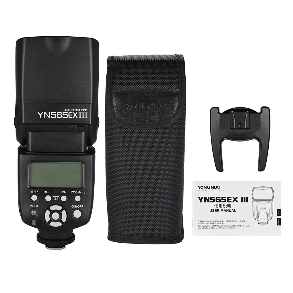 

YONGNUO YN565EX III Flash Speedlite Wireless TTL Slave Flash Speedlite for Canon DSLR Camera w/GN58 High Speed Camera Flash