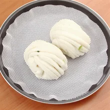 1 шт. антипригарная белая силиконовая Пароварка Dim Sum бумажная ресторанная кухонная Пароварка коврик кухонные инструменты аксессуары