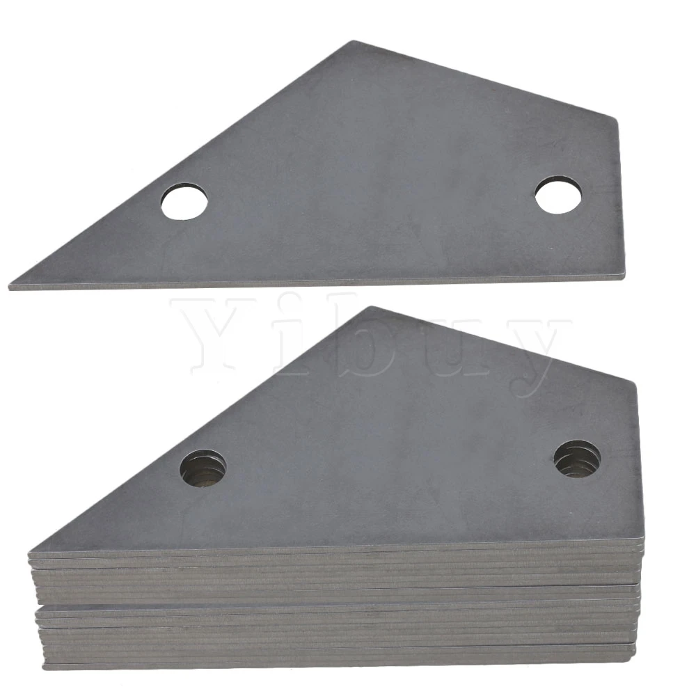 

Yibuy 20pcs Leveling Checker Carbon Steel Fret Rocker Fretboard Luthier Tool