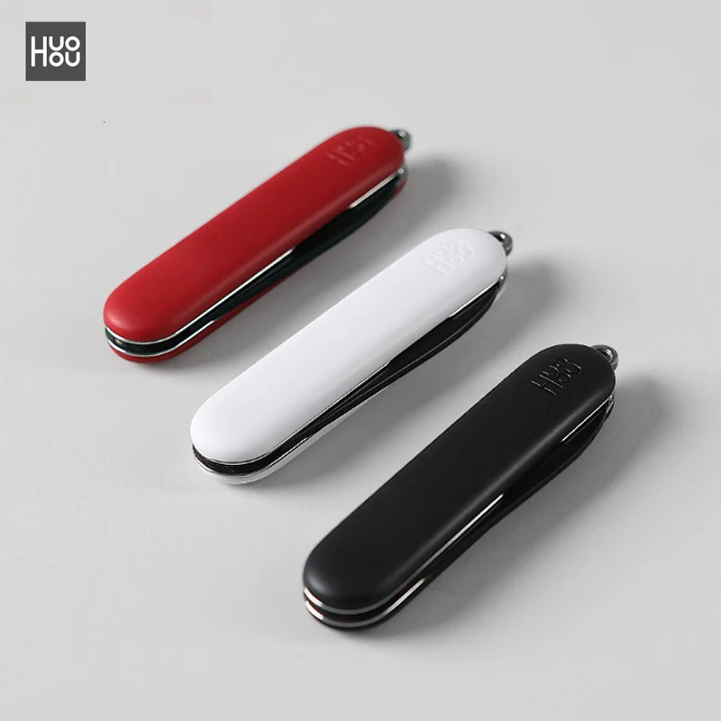 

Xiaomi Huohou Mini Unpacking Knife Fold Fruit Knife Cut Tool Camp Tool Open Package Outdoor Survive Clip Camp Sharp Cutter