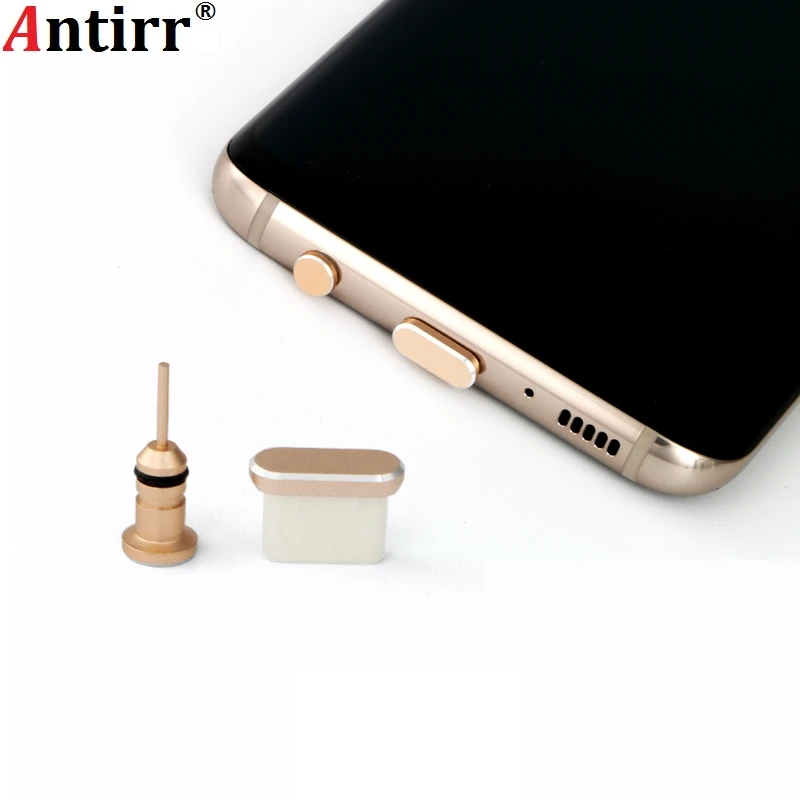 

Type-c Dust plug Aluminium Alloy Type c Jack Mobile phone USB-C Charger Stopple for Xiaomi Mi5 mi6 Huawei P9 P10 LETV